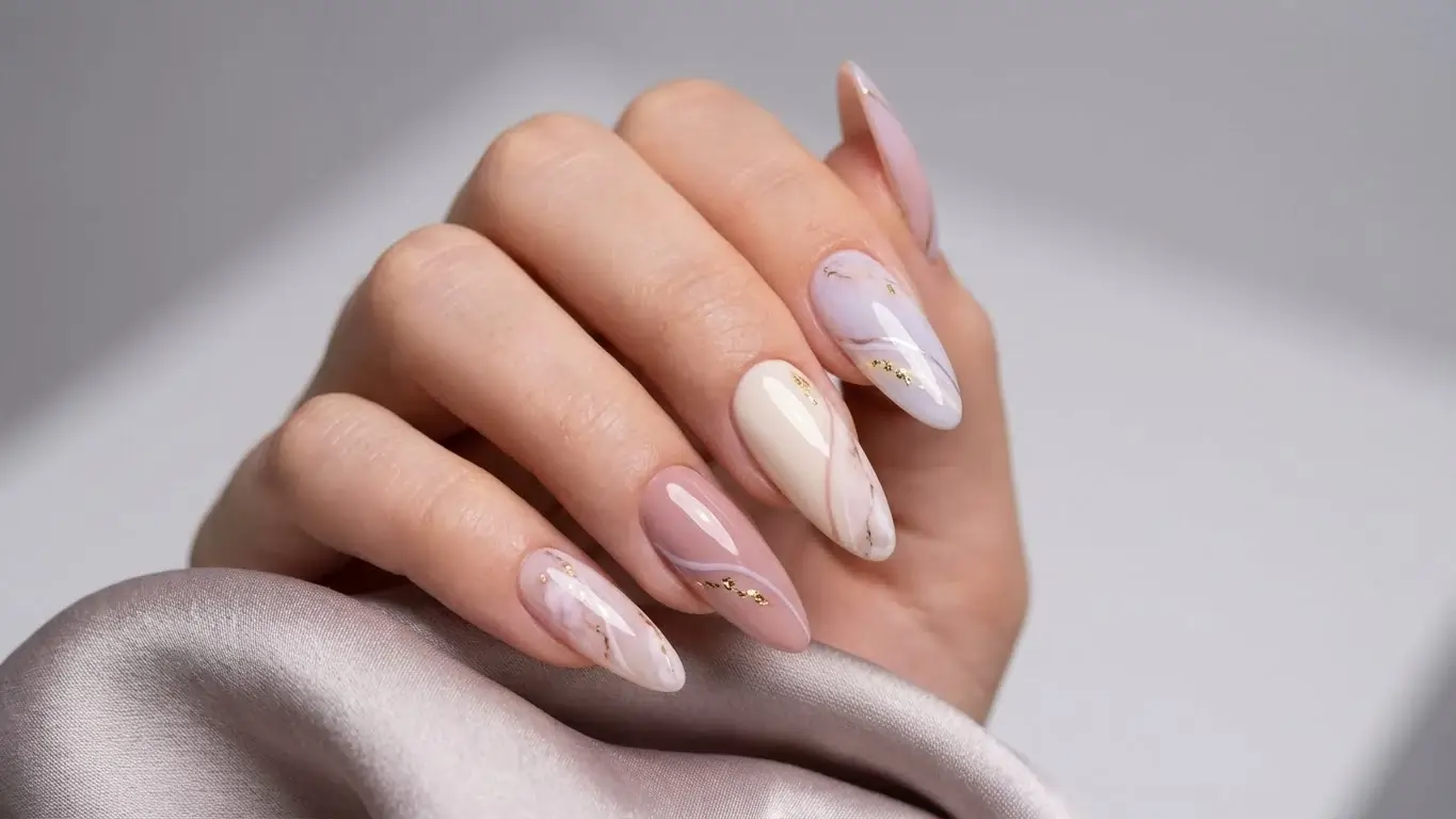 Almond Acrylic Nails