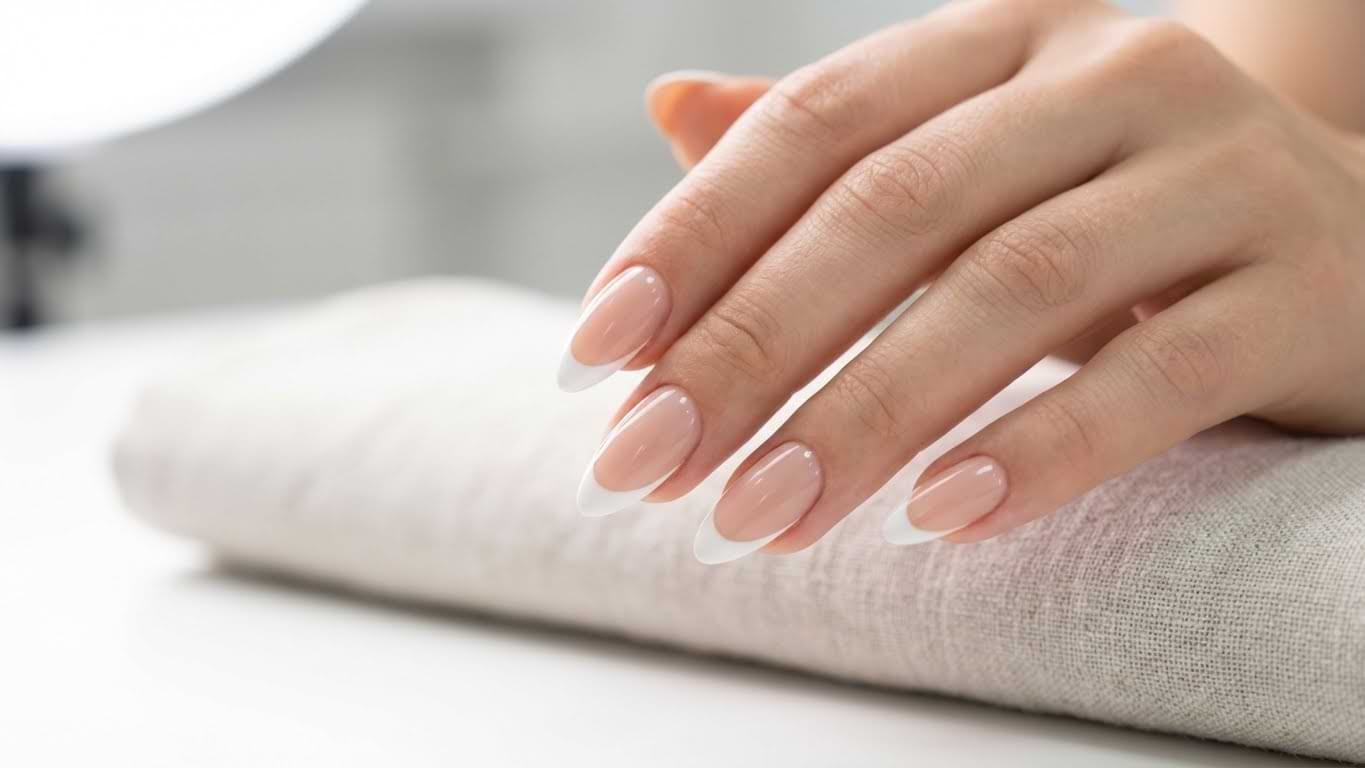 Classic French Tip Nails