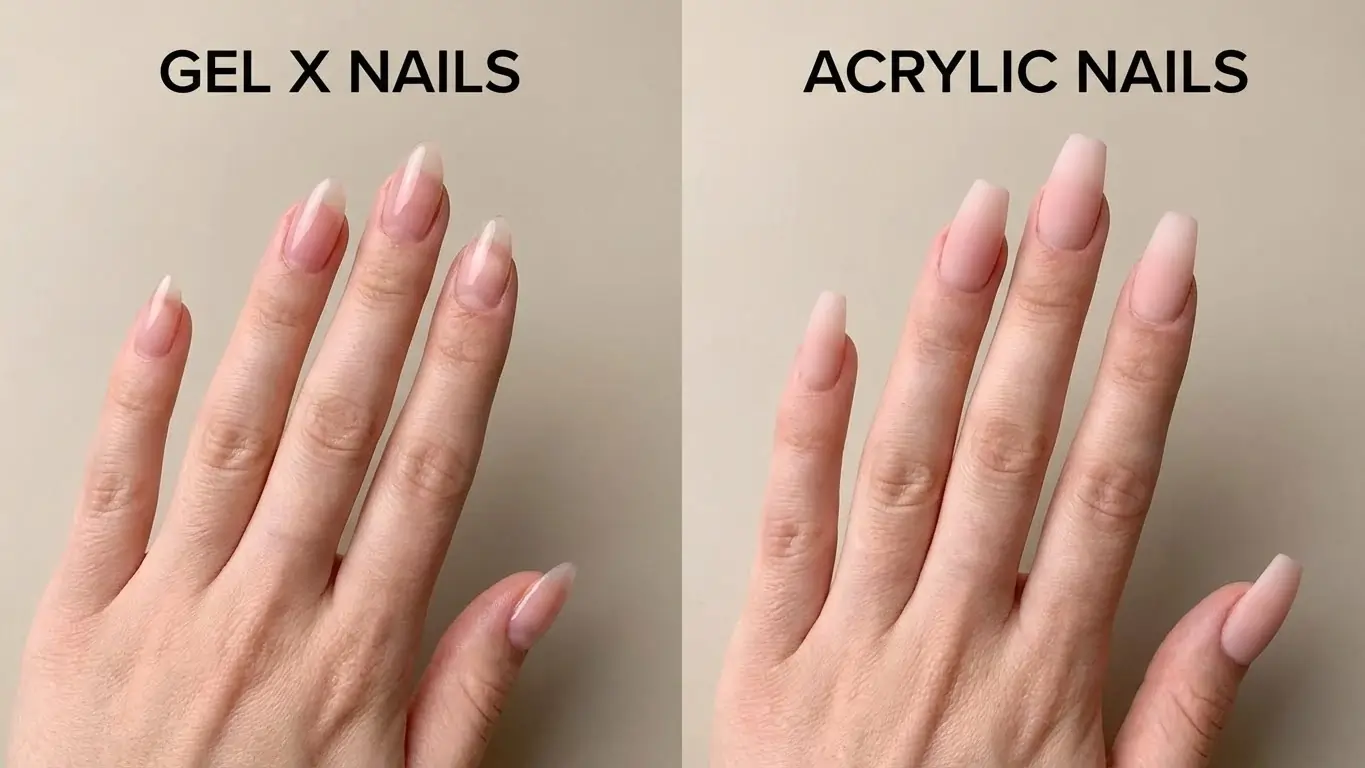 Gel X Nails vs Acrylic Nails