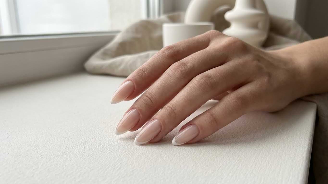 Minimal French Tip Nails