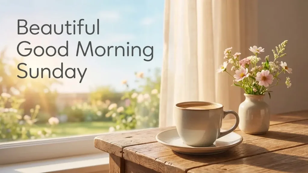 Beautiful Good Morning Sunday Wishes, Quotes & Peace Beautiful Good Morning Sunday