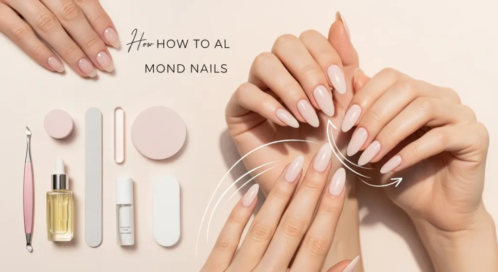 How to Shape Almond Nails at Home how-to-almond-nails